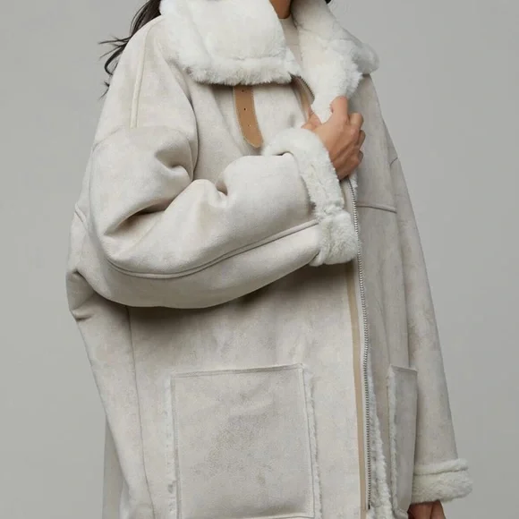 Oak+Fort shearling jacket - Picture 7 of 7